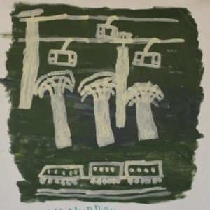 On the sky rail - Painting - John Murray