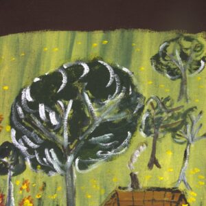 My house and the mango tree - Painting - Nancy Cowan