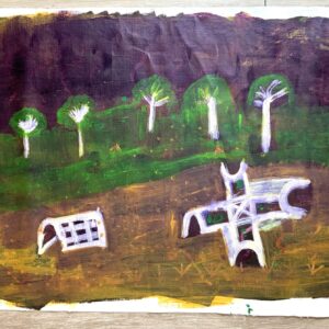 Escape from the house - Painting - John Murray