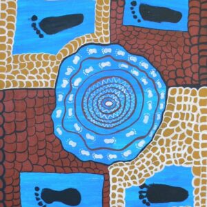 Footprints - Painting - Deborah Murray