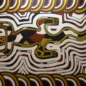 Goanna Story - Painting - Kayla Henry